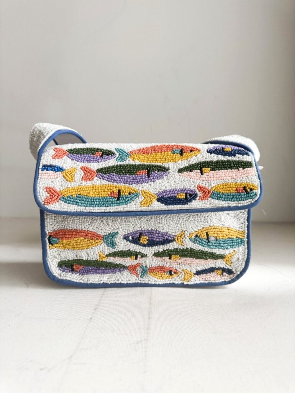 Sol and Mer Beaded Sardine Bag